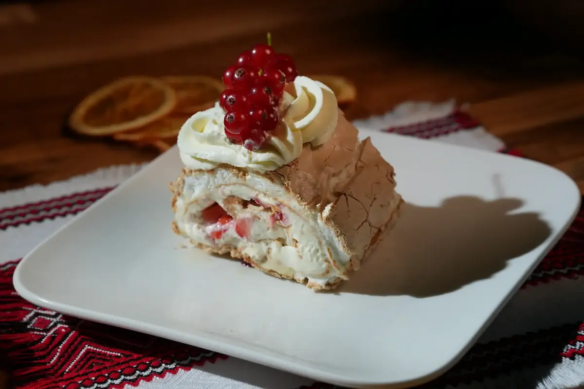 Roulade meringuée