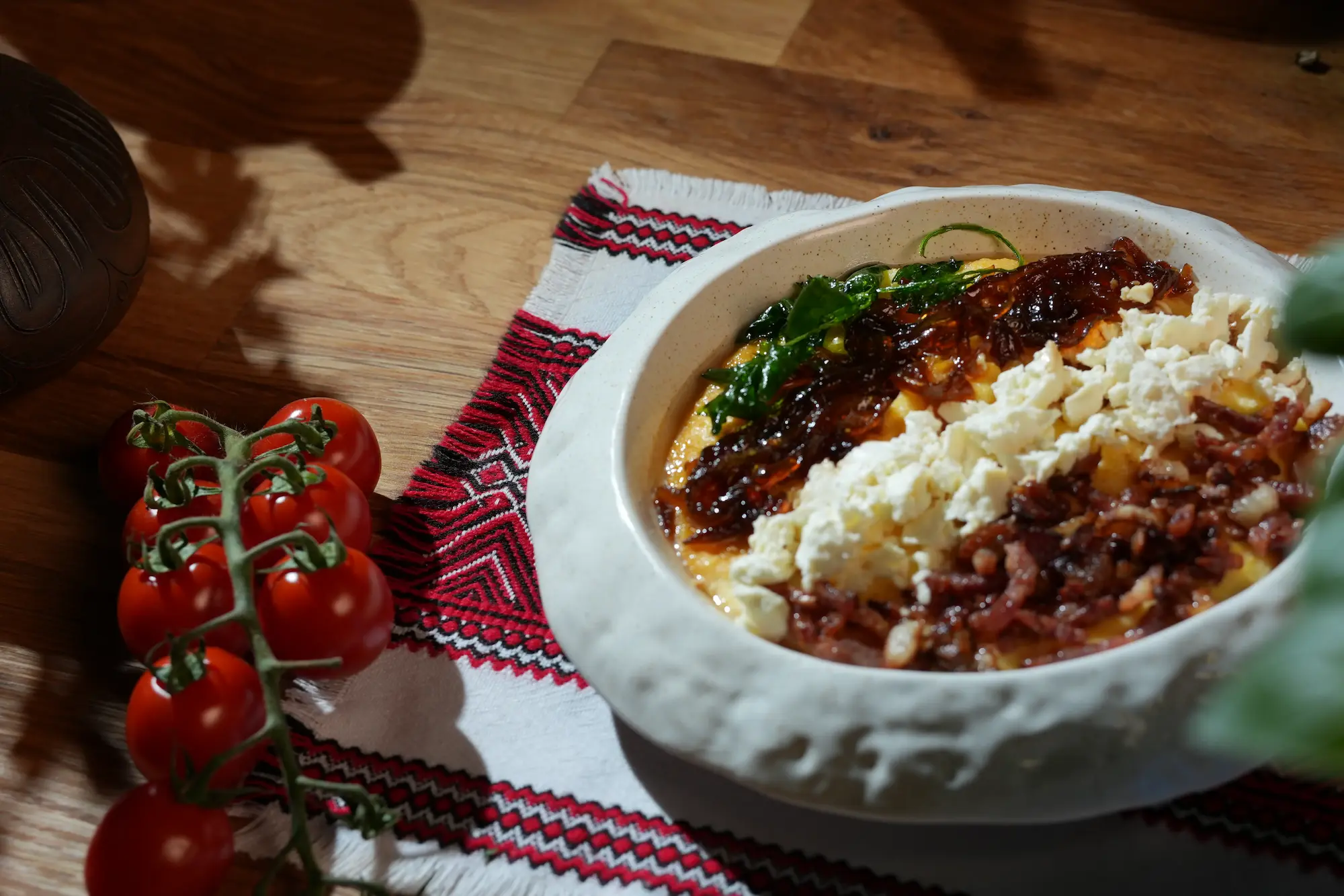 Banosh - Plat traditionnel des Carpates